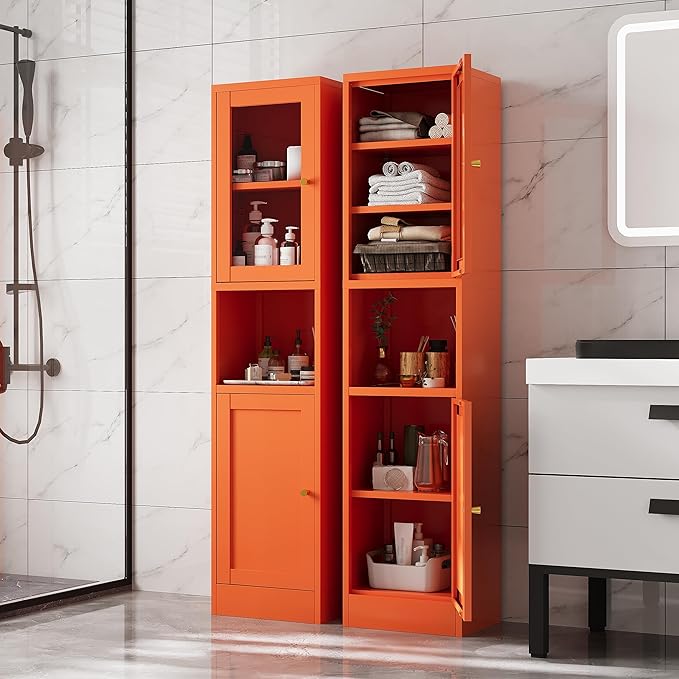 Orange-glass Door