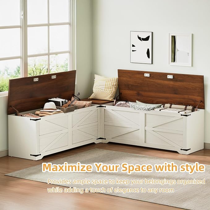 White/Walnut