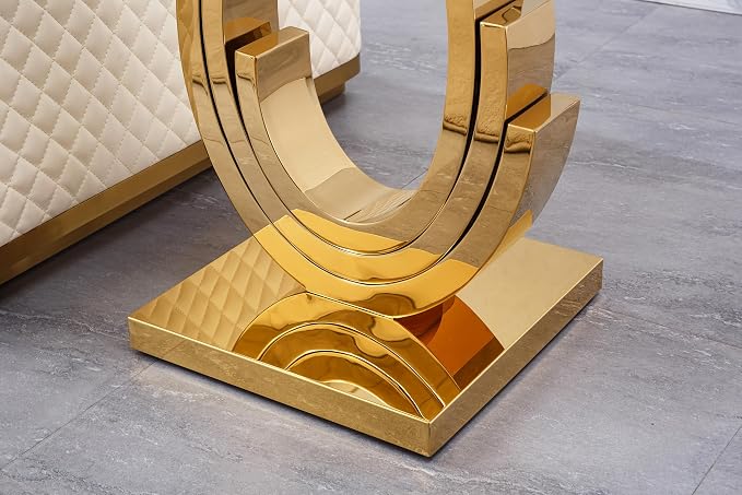 Gold End Table