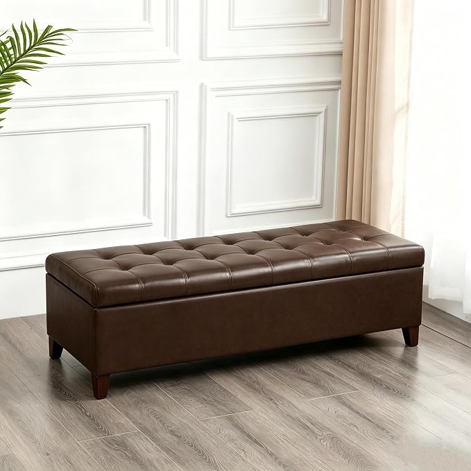 Faux Leather Brown