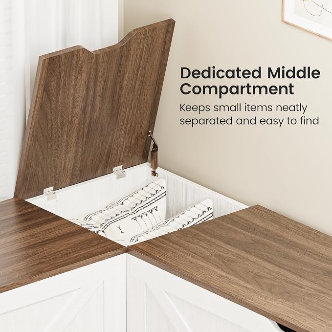 Walnut+white