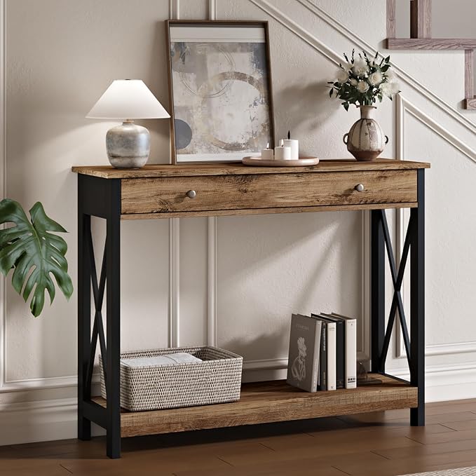 Rustic Oak & Black