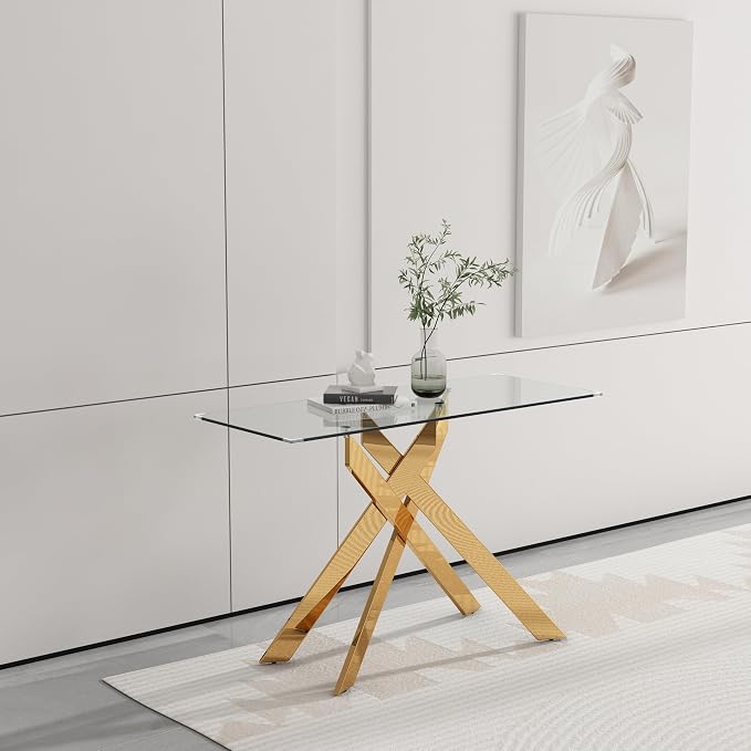 Gold-console Table