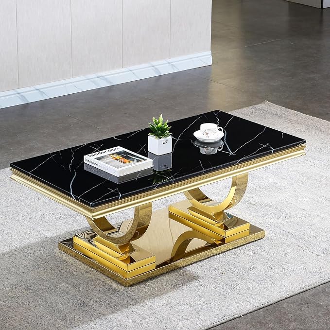 Coffee Table - Black Gold