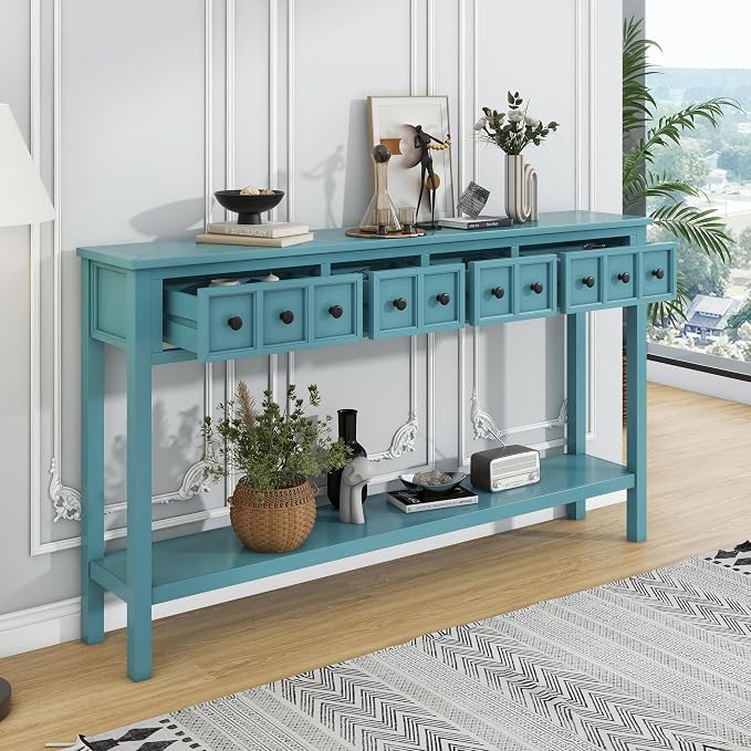 Turquoise Green 4-drawer
