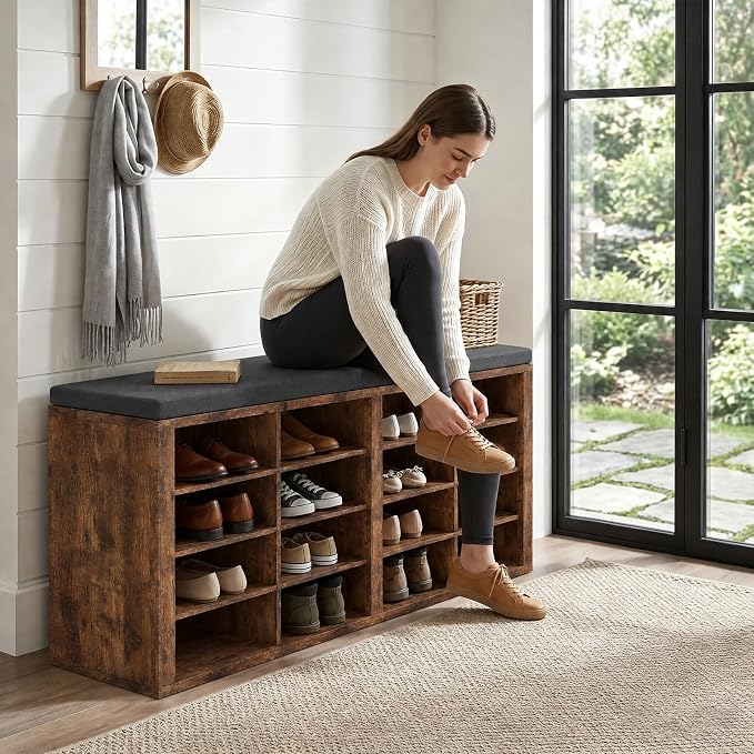 Rustic Brown & Dark Gray