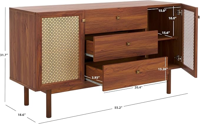Walnut/Gold