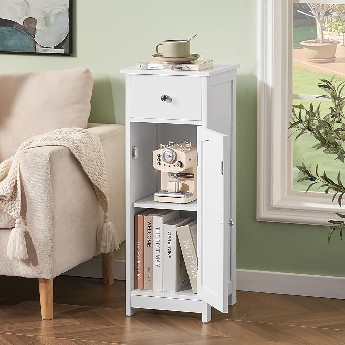 White, 1 Drawers