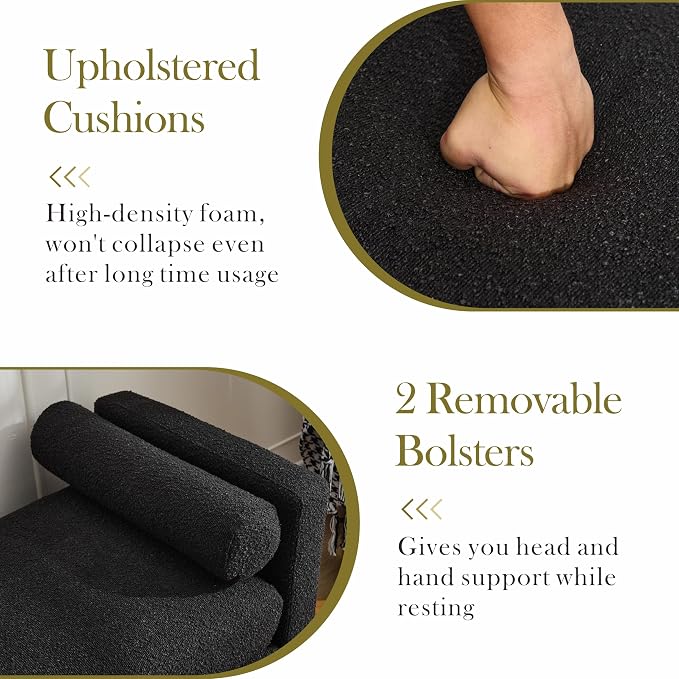 Nature Wood Legs-boucle Black