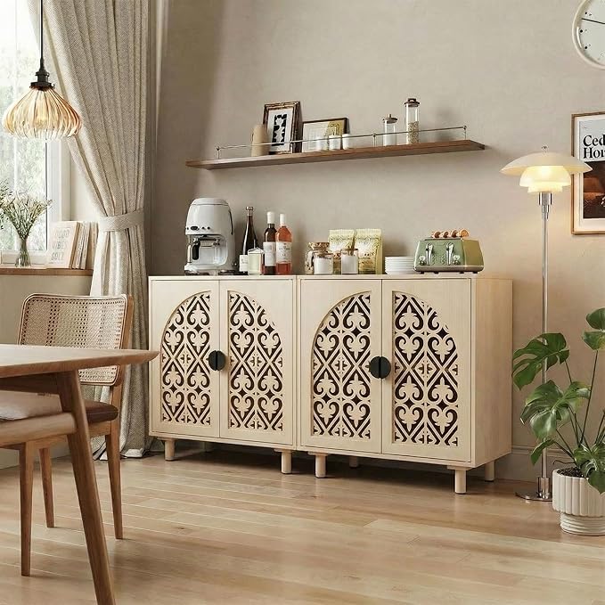 Hollow Carved-beige-2pcs