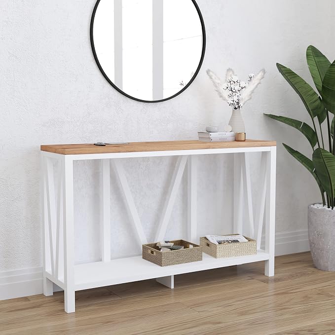 Brushed White Wash/Warm Oak