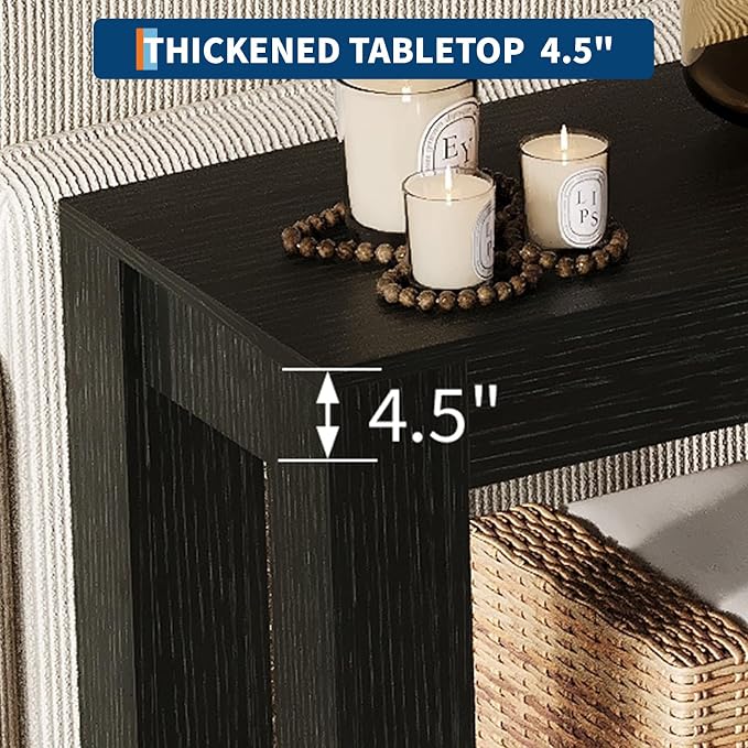 Black With Wood Grain
