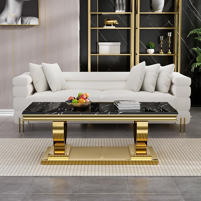 Black & Gold - Coffee Table