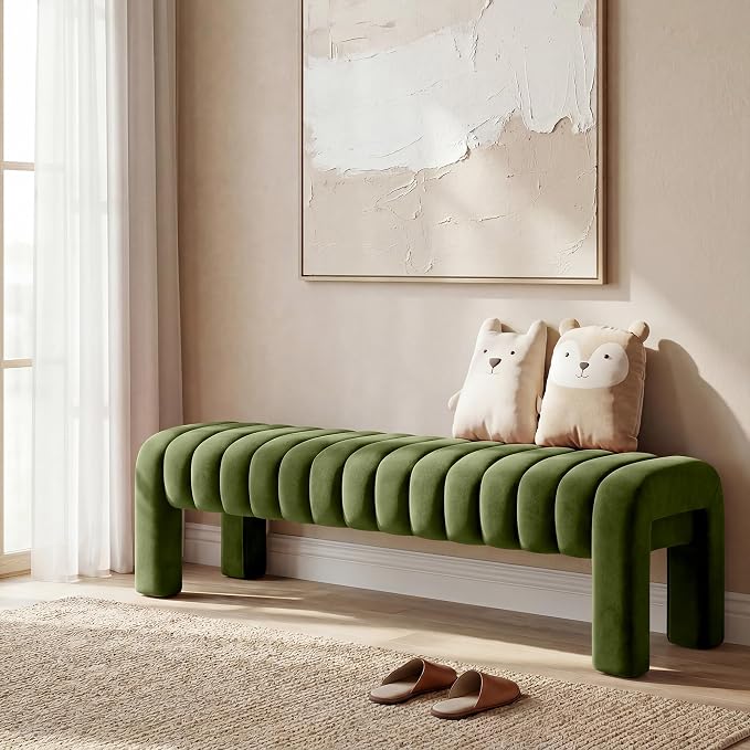 Olive Green Velvet