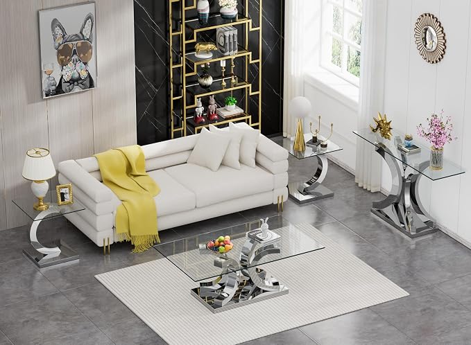 Silver End Table