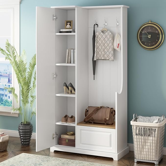 White+different Shelves
