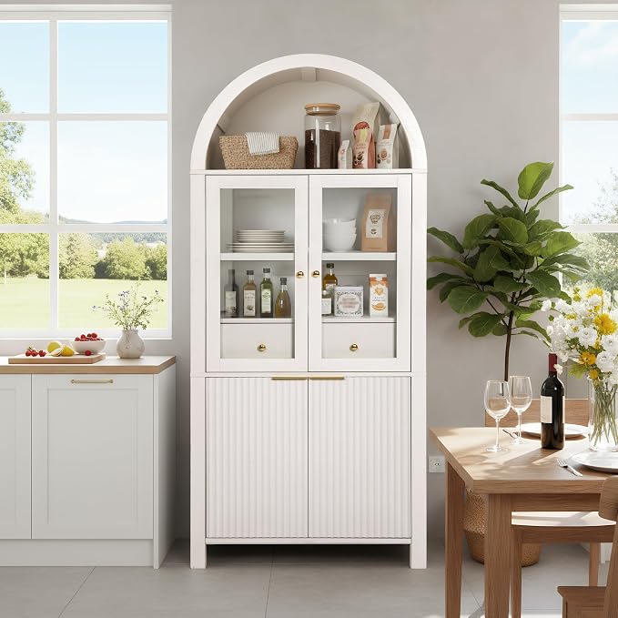 White-fluted Door