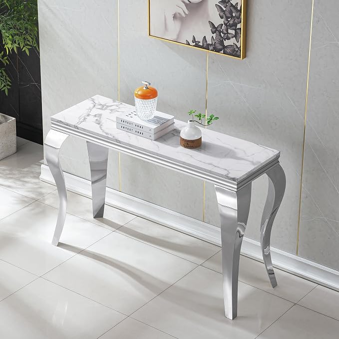 D-white Marble Silver19