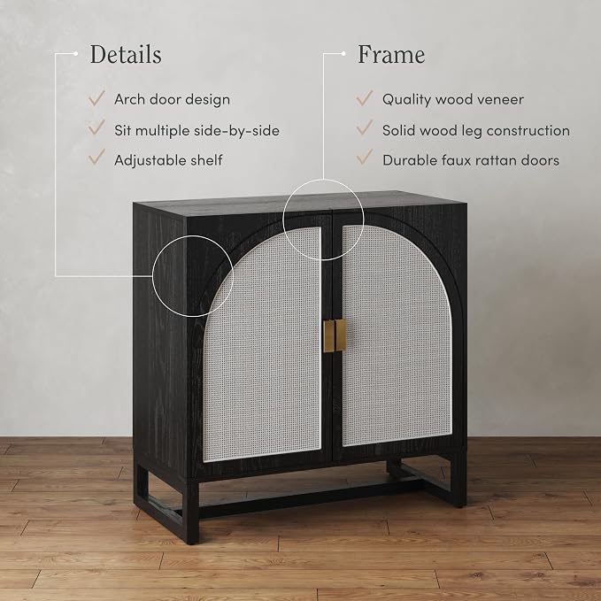Black Oak/Pale Rattan