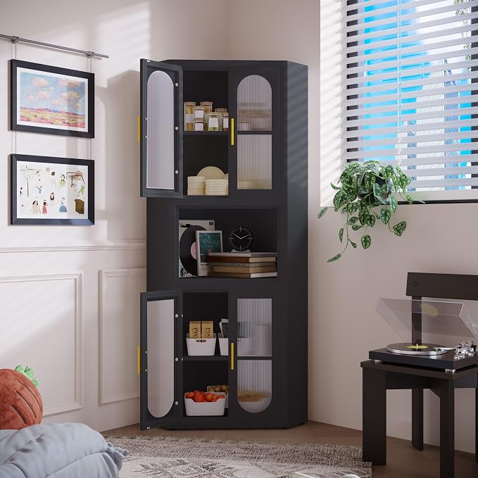 Cornercabinet-black