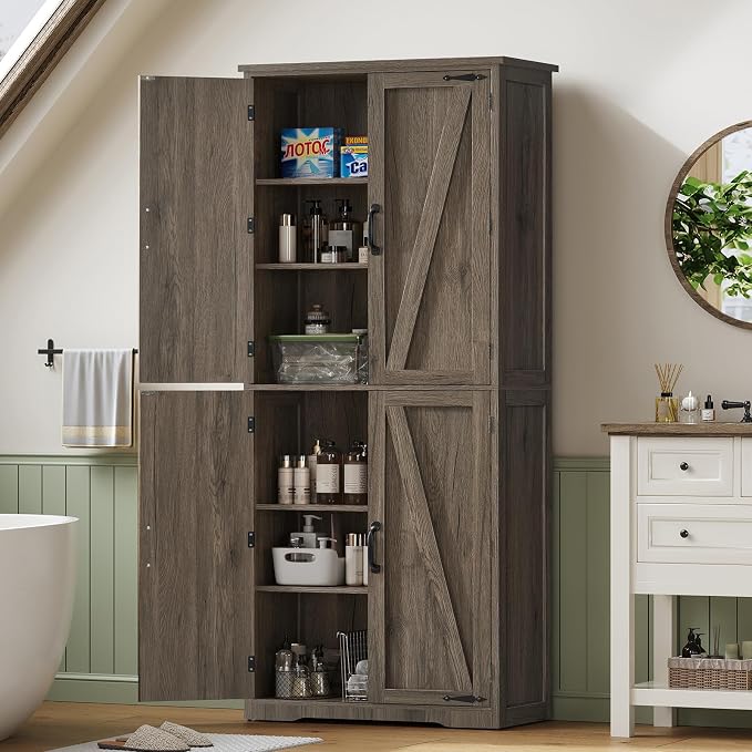 Dark Walnut 4 Doors