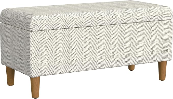 Cream Chevron Woven