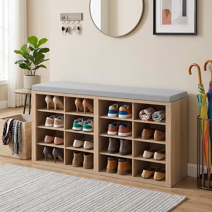 Natural Wood Color + Light Grey