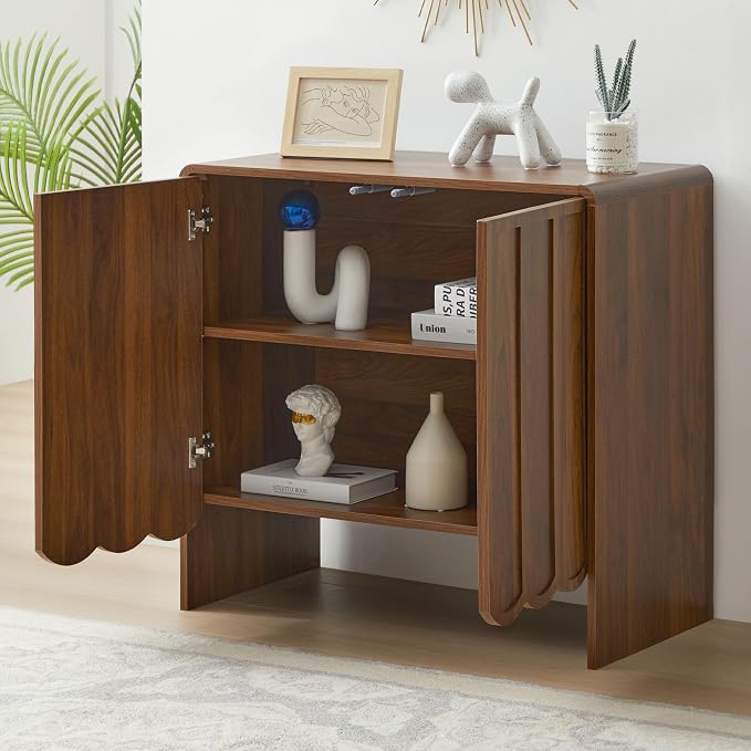 2 Doors Walnut 2 Sets