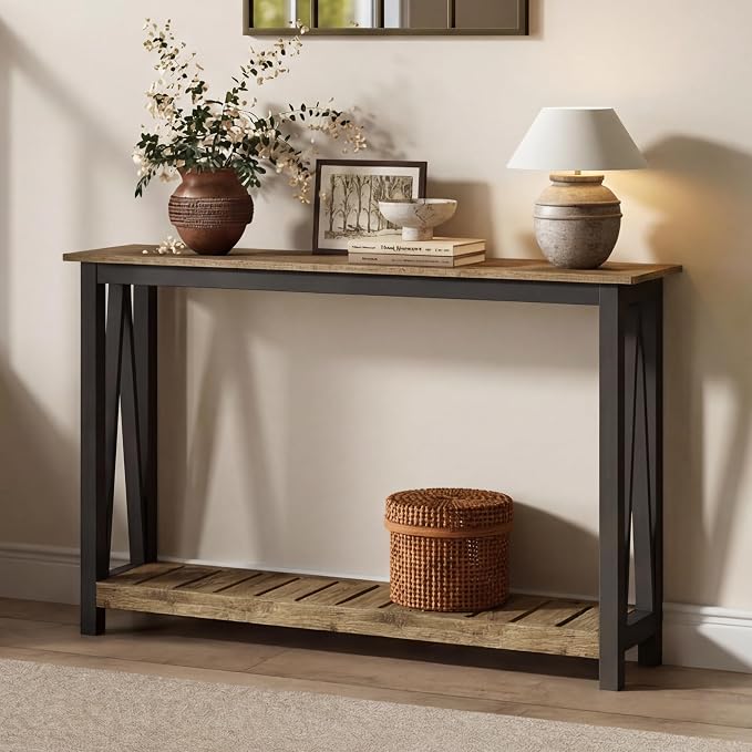 Rustic Oak & Black