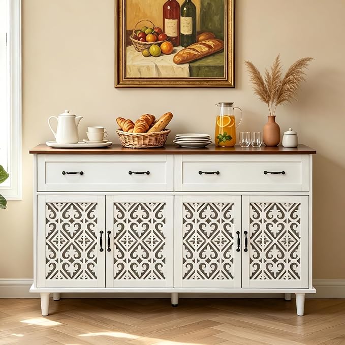 White Buffet - 1 Pcs