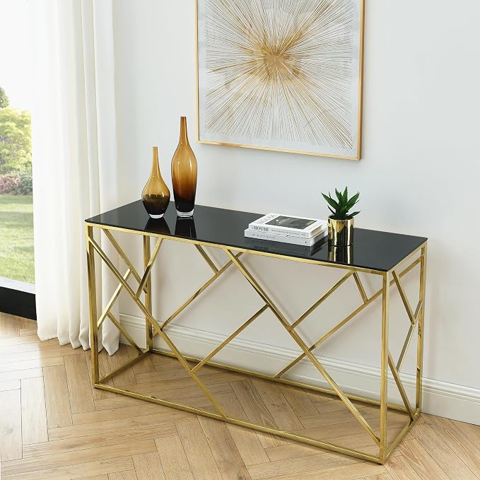 Gold Black - Console Table