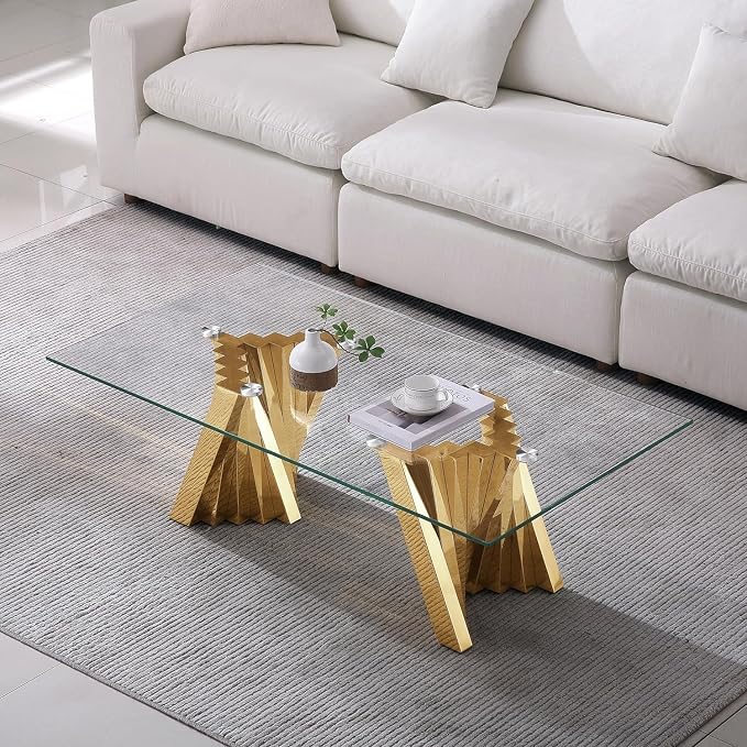 Gold Base - Coffee Table