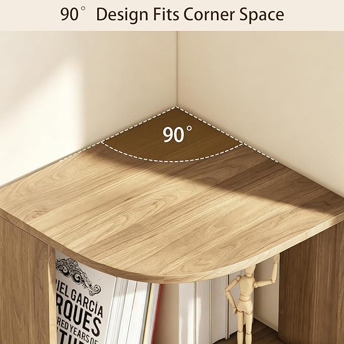 Corner Cabinet-oak