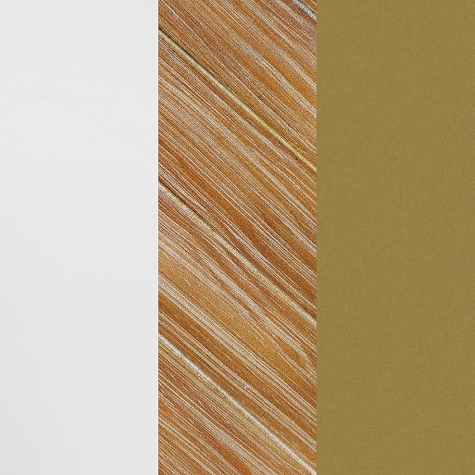 Matte White-natural Wash-pale Gold