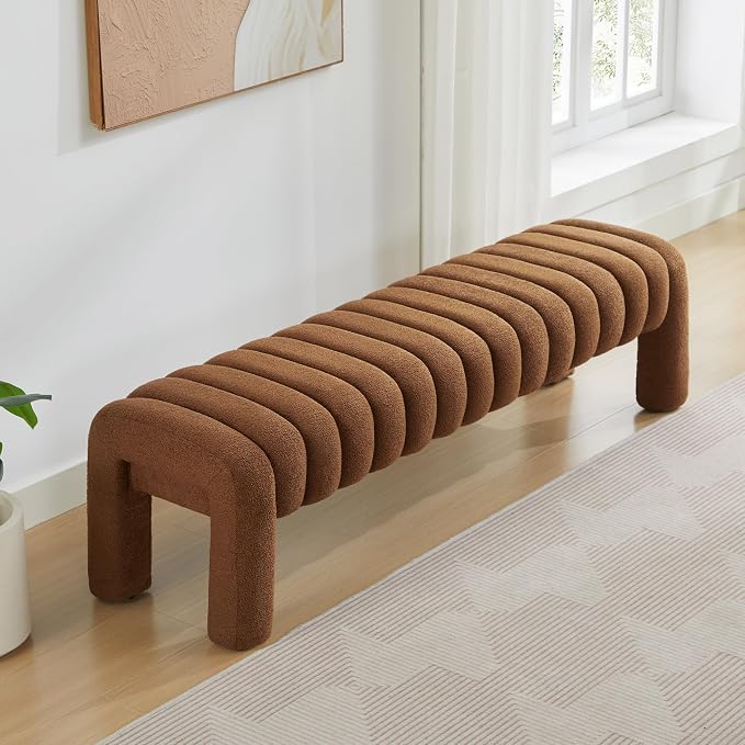 Rust Brown Boucle
