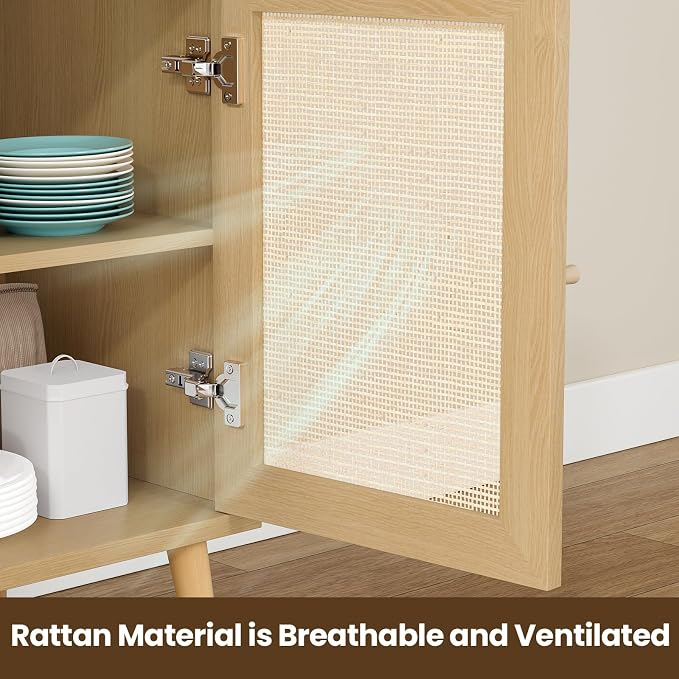 Natural Rattan-3 Door