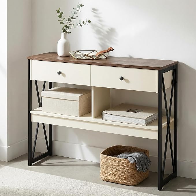 Walnut&white