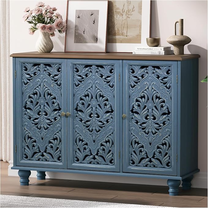 Blue & Walnut_3 Doors