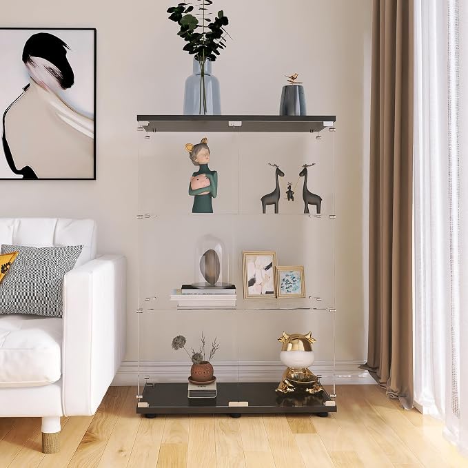 Black - 2 Doors & 3 Shelves