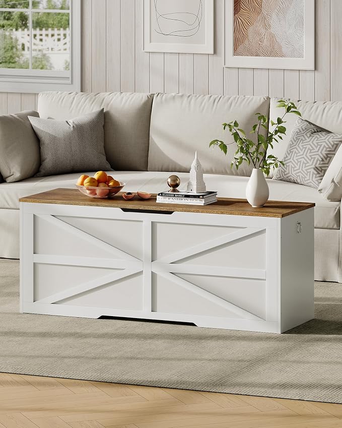 Walnut + White