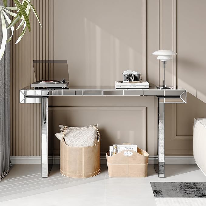 Silver With Wall Mirror