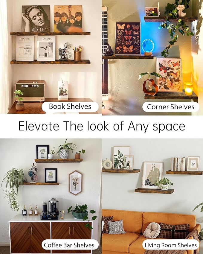 B. Rustic Brown - Americana Farmhouse Style