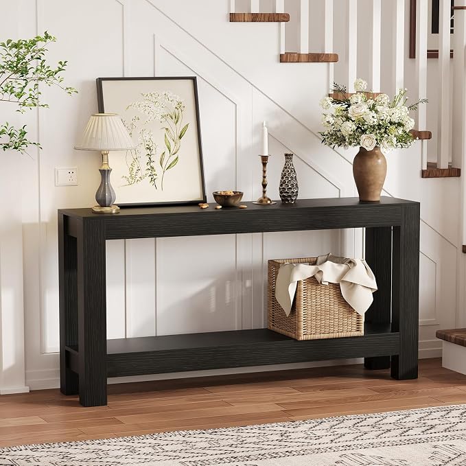 Black With Wood Grain