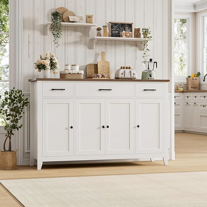 White/Rustic Brown