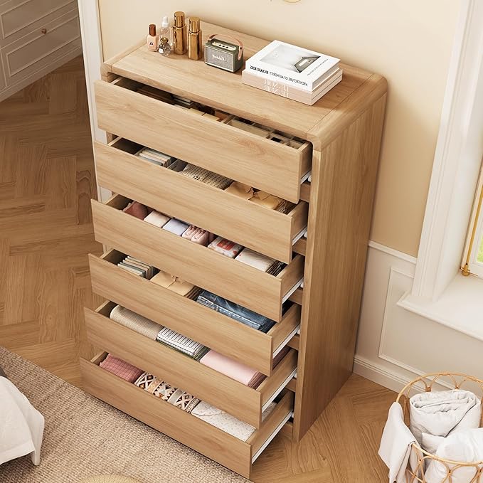 A-natural, Tall With 6 Drawers
