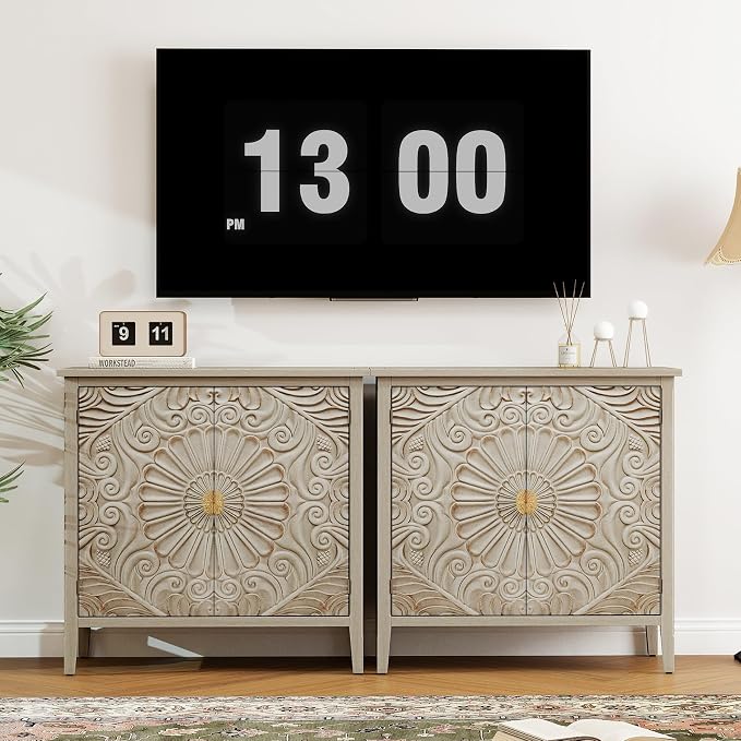 Vintage 2 Door Cabinet - 1 Pc