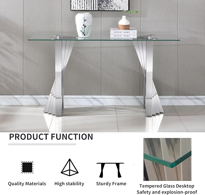 Silver-console Table