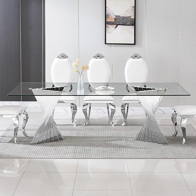 Silver Dining Table