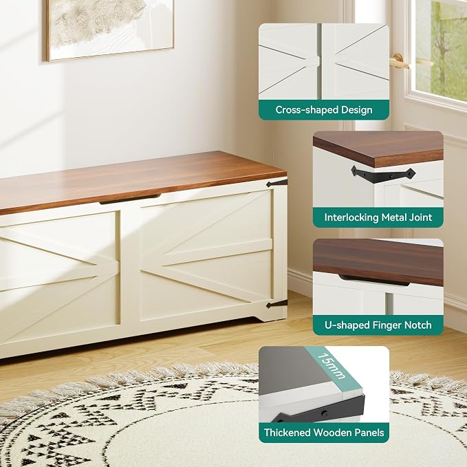 White & Walnut