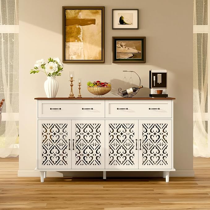 White Buffet - 1 Pcs